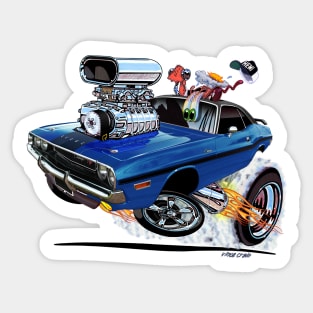 Vince Crain High Octane 1970 Dodge Challenger Sticker